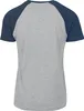 Pánské tričko Urban Classics Raglan Contrast Tee grey/navy Náhled obrázku produktu 9