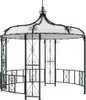 Gartenpavillon aus Metall mit Schmiedeeisenoptik Produktbild-Vorschau 5