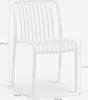 Stuhl draußen Garten modern schwarz weiß Polypropylen Sawas Produktbild-Vorschau 14