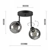 LUXOLAR Led Deckenleuchte 2 flammig, Deckenlampe Schwenkbar Produktbild-Vorschau 3