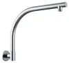 Sapho douchearm, rond, hoog, 370 mm, chroom Productafbeelding-voorbeeld 1