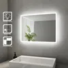 SONNI Badspiegel mit LED Beleuchtung energiesparend IP44 Produktbild-Vorschau 1