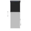 vidaXL Tenda a rullo per esterni 60 x 250 cm antracite Anteprima dell’immagine prodotto 2