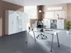 Schreibtisch Keijo | Weiß | BxT 80x80cm | Höhe 68-76cm | Produktbild-Vorschau 5