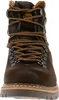 A close-up front view of a brown leather boot. Anteprima dell’immagine prodotto