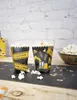 8 Popcorn-Boxen Schwarz Gold 12,5 x 7 cm - Einheitsgröße Produktbild-Vorschau 4