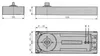Dorma plaque de recouvrement pour BTS 84 acier inoxydable - Voir les images du produit 3