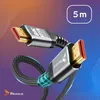 A close-up marketing image of an HDMI cable with its connectors prominently displayed. Voir les images du produit
