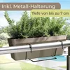 Blumenkasten Balkon Balkonkasten mit Halterung Blumenkasten Produktbild-Vorschau 3