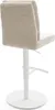 DELIFE Barstuhl Pela-Flex Webstoff Soft Beige Drehfuß Produktbild-Vorschau 5