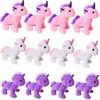 12 Stück TE-Trend Einhorn Unicorn Plüschtier Anhänger Produktbild-Vorschau 1