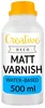 Creative Deco Professionele Acryl Matte Lak, 500 ml Fles Productafbeelding-voorbeeld 1