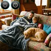 Elektrická vyhřívaná deka 220 W XXL 180 x 160 cm Vyhřívaná Náhled obrázku produktu 10