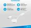 Xlayer Kabel 2-in-1 feingewebtes Kabel USB Typ C & Apple Produktbild-Vorschau 5