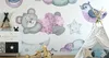 Muralo XXL Selbstklebende FOTOTAPETE Aquarell Teddybaer Produktbild-Vorschau 4