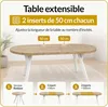 AlpiMeble Table a Manger Extensible - Table Ronde Voir les images du produit 7