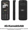 A product shot of a rugged mobile phone shown from multiple angles, with accompanying marketing text. Podgląd zdjęcia produktu