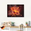 ARTland Glasbild Feuerblume Größe: 60x45 cm Produktbild-Vorschau 3