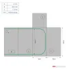 Growbox 80x180x80 cm Serra indoor Tenda per piante Armadio Anteprima dell’immagine prodotto 7