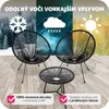 2 záhradné stoličky Santana so stolom Retro dizajn v štýle Náhľad obrázku produktu 8