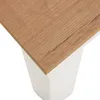 Homestyle4u 2761, Essgruppe mit 2 Stühlen Weiß Holz Eiche Produktbild-Vorschau 8