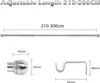 Einzelstange Vorhangstange, verstellbar, Metall, 210–310 Produktbild-Vorschau 2