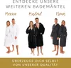 Lavea® Bademantel Damen & Herren, Uni Morgenmantel mit Produktbild-Vorschau 7