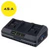 Scheppach Dubbele oplader SDBC4.5 A | 4,5 A voor Productafbeelding-voorbeeld 6