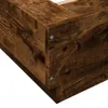 Design Bettgestell mit LED Räuchereiche 120x190 cm Produktbild-Vorschau 9