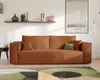 A modern living room with a sofa, shelf, and artwork. Produktbild-Vorschau
