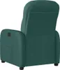 The back view of a dark green recliner chair. Náhľad obrázku produktu