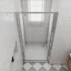 AICA_Nischentür Duschkabinen Drehtür 76x185cm Pendeltür 5mm Produktbild-Vorschau 2