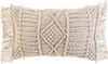 Dekorační polštář MACRALINA, macrame, 30 x 50 cm, béžový Náhled obrázku produktu 1