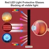 Rote LED-Schutzbrille – UV-blockierende Produktbild-Vorschau 10