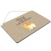 Mr. & Mrs. Panda Schild Corgi Po DIN A4 - Hundeglück - Produktbild-Vorschau 2