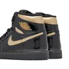 Nike Air Jordan 1 Retro High Black Metallic Gold schwarz Produktbild-Vorschau 3