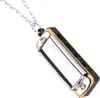 Mini harmonica, collier Schl��ssel de C 4 trous 8 notes Voir les images du produit 5