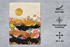 MuchoWow® Mauspad Mousepad Blumen - Gold - Marmor 30x40 cm Produktbild-Vorschau 2