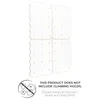 Four white climbing wall panels arranged in a 2x2 grid, with a warning symbol and text below. Náhled obrázku produktu