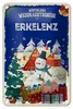 Blechschild Weihnachtsgrüße ERKELENZ Geschenk Dekoration  Produktbild-Vorschau 1