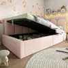 MODFU Lit Coffre Simple 90x200 cm - Lit Ado avec Rangement Voir les images du produit 3