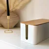 Scatola per cavi Intirilife con coperchio in bambù in Anteprima dell’immagine prodotto 6