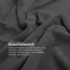 Kuscheldecke XXL ( 220x240cm ) "Anthrazit" Flauschdecke Produktbild-Vorschau 5