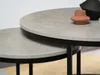 Couchtisch-Set JACEK – Beton/schwarz Produktbild-Vorschau 7