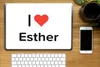 MuchoWow® Laptop Aufkleber Sticker Cover Ich liebe - Esther Produktbild-Vorschau 2