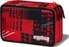 A red pencil case with a graphic design. Anteprima dell’immagine prodotto