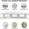 Gloriette de jardin COSTWAY OP3935WH avec 5 parois Voir les images du produit 3