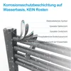 Grzejnik łazienkowy Heilmetz 120 x 60 cm, kolor Podgląd zdjęcia produktu 5