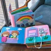 Jouets éducatifs Busy Board en feutre pour enfants, planche Voir les images du produit 8