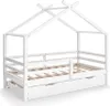 Letto montessori bambini Vitalispa Luni Bianco 160 x 80 cm Anteprima dell’immagine prodotto 1
